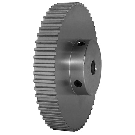 B&B Manufacturing 56-5M09-6A5, Timing Pulley, Aluminum, Clear Anodized, 56-5M09-6A5